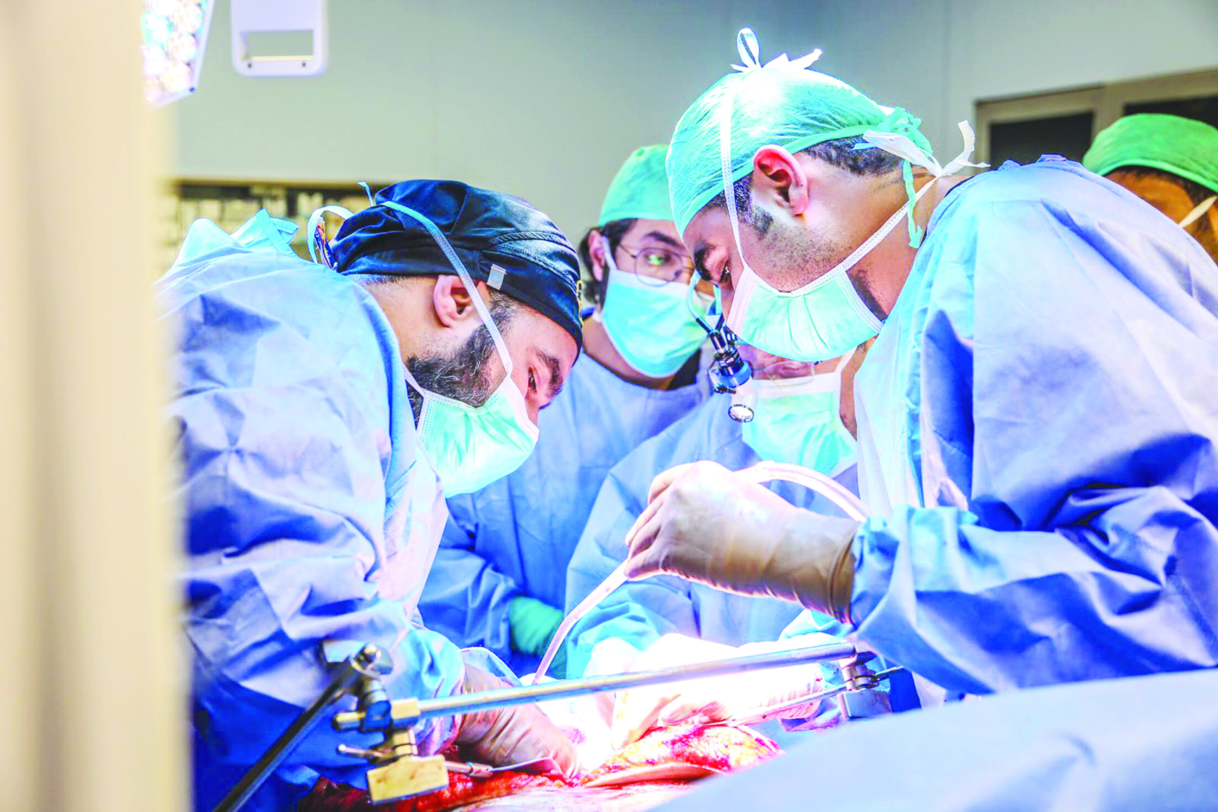 جمال أثناء عملية زراعة كبد