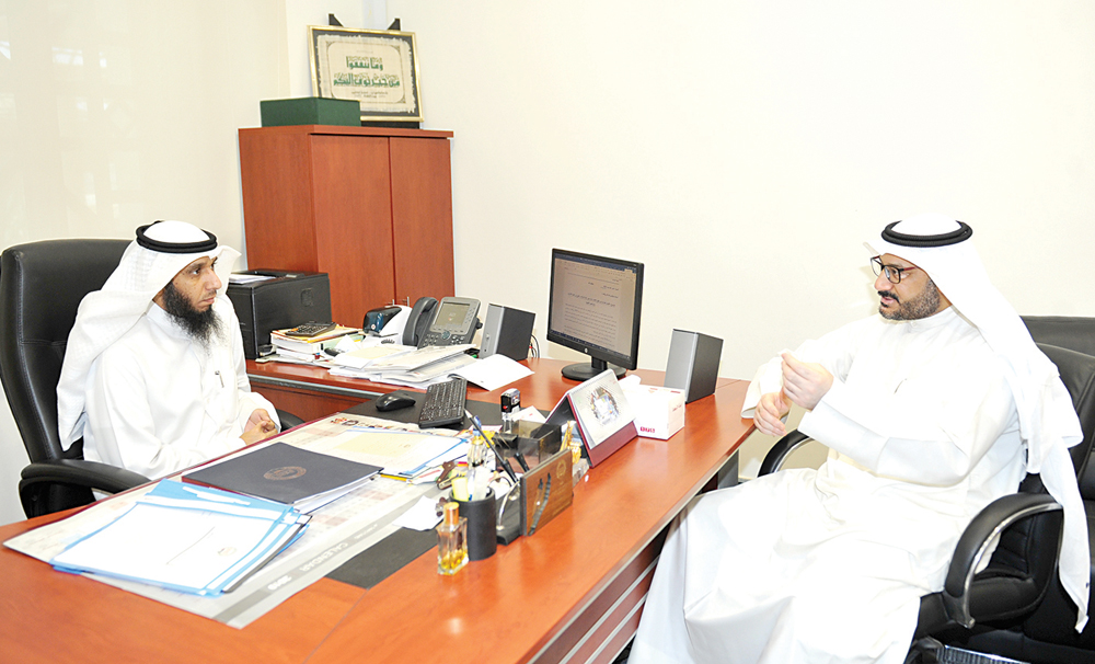 الصويلح متحدثاً للزميل ناصر الفرحان