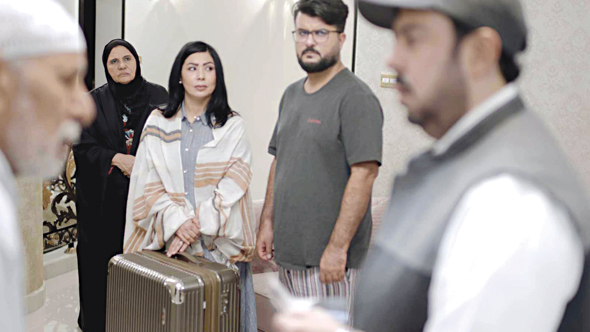 مشهد من «العاصفة» 