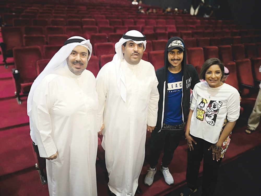 دعيج الخليفة بين مرام البلوشي وعبدالله وعبدالعزيز المسلم