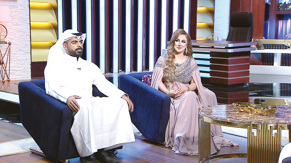 ميس قمر ومحمد النشمي