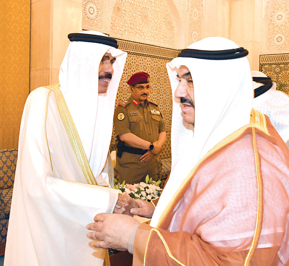 ناصر المحمد يهنئ ولي العهد