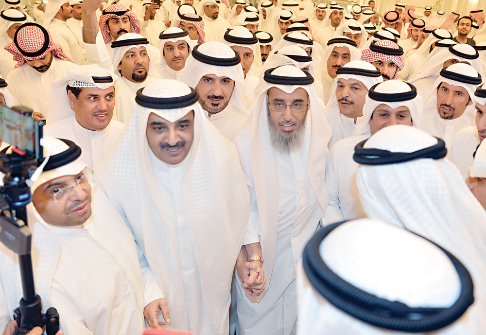 فهد البصمان وخالد نقا بين الحضور