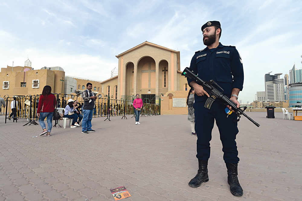 مدخل الكنيسة الكاثوليكية	(أرشيف - «الراي»)