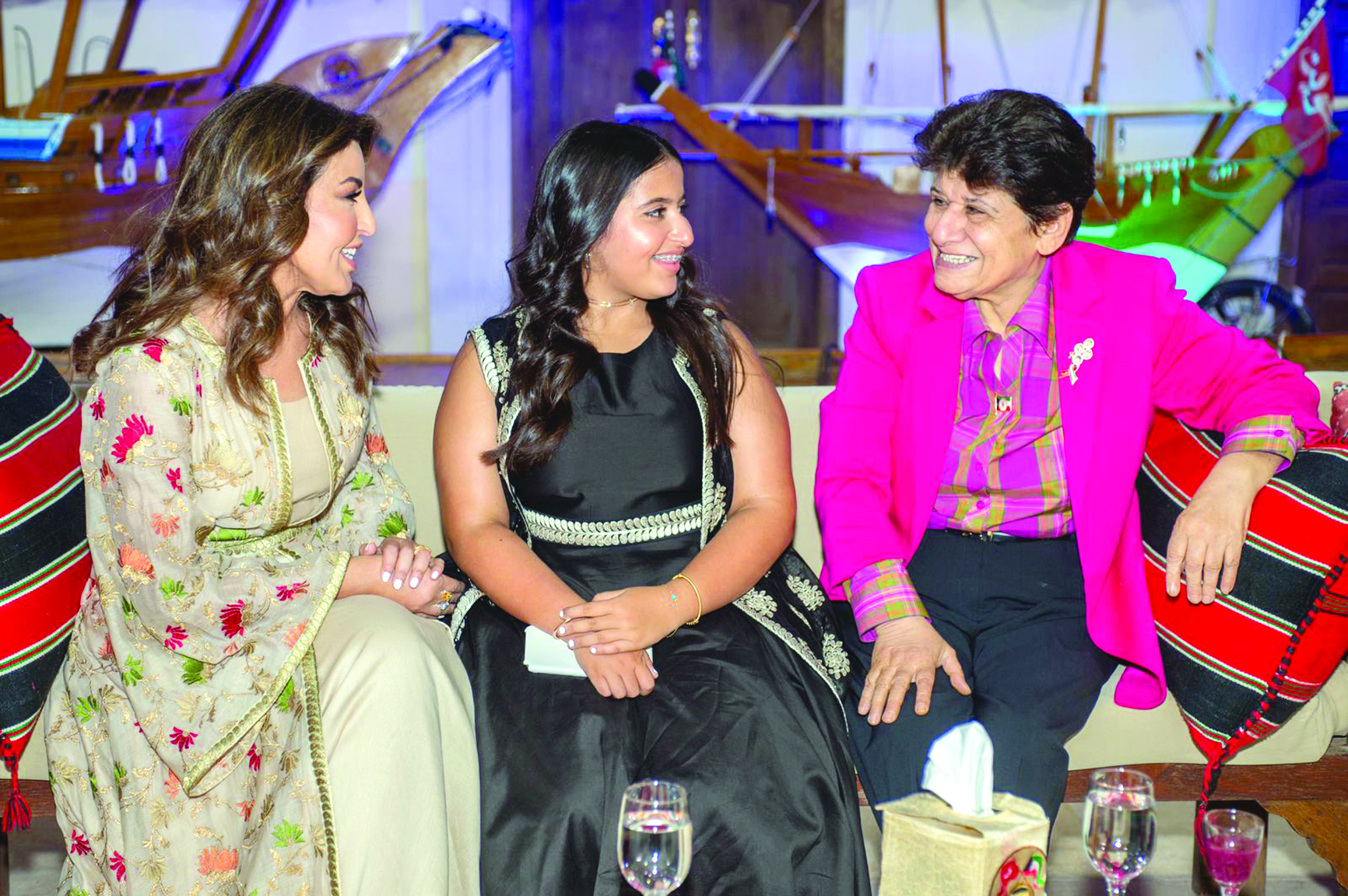 رشا الصباح وهنوف البدر وكريمتها