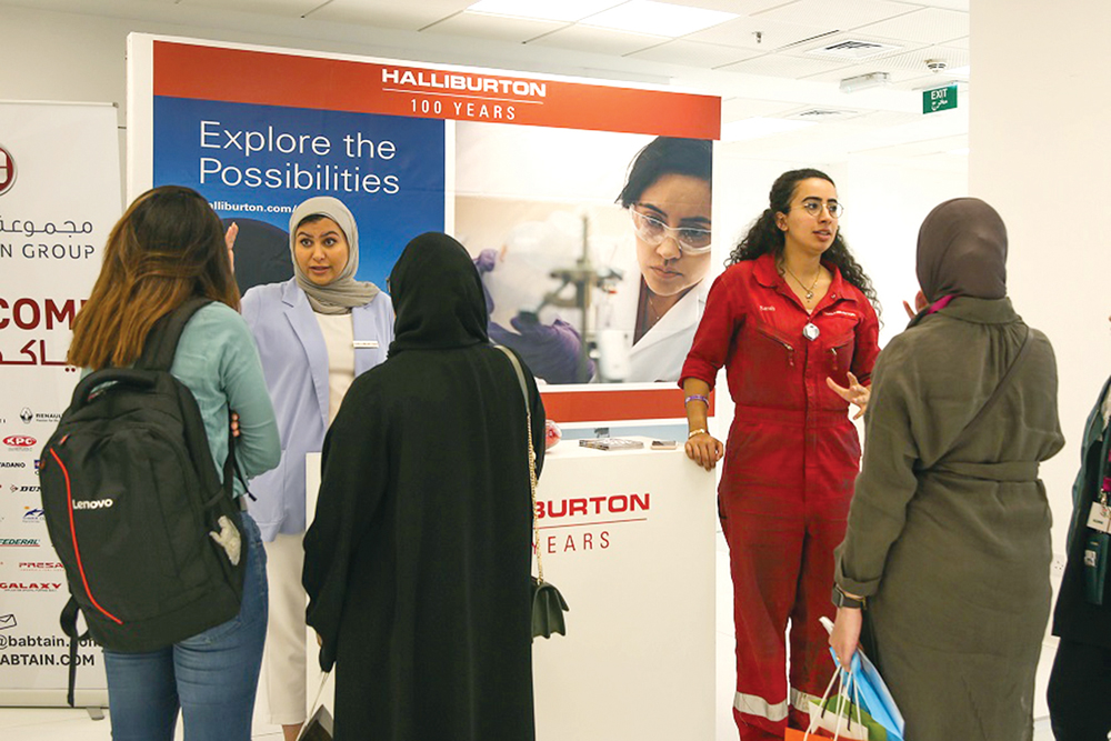 جانب من معرض AUM الوظيفي 