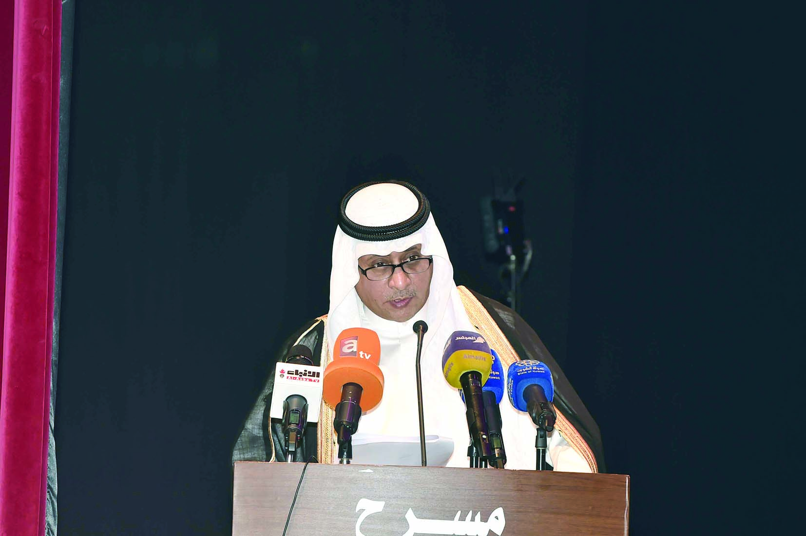 بدر الدويش يلقي كلمته