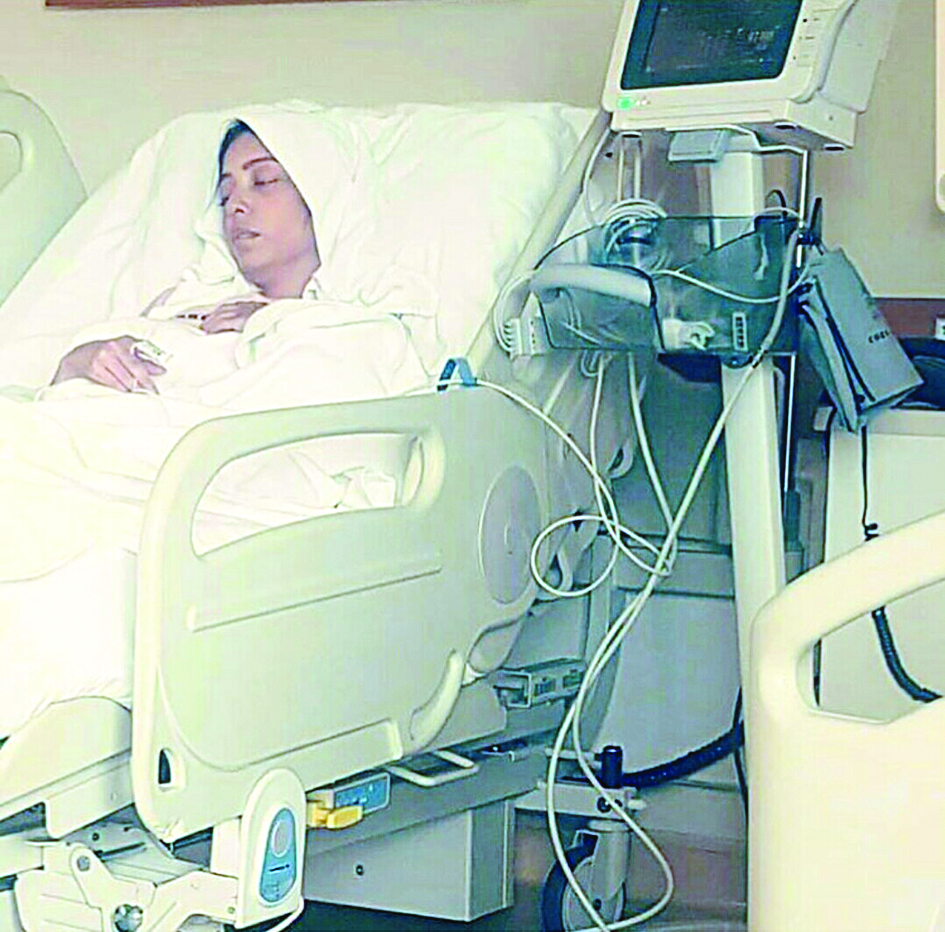 صابرين على فراش المرض