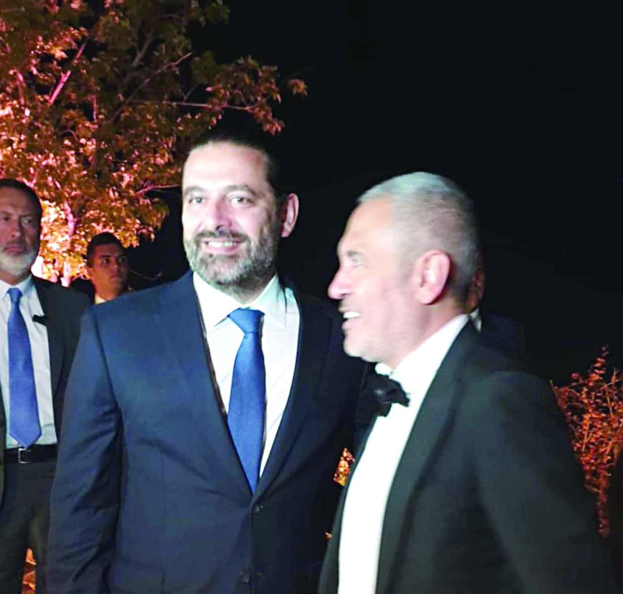 صعب مع رئيس الوزراء سعد الحريري