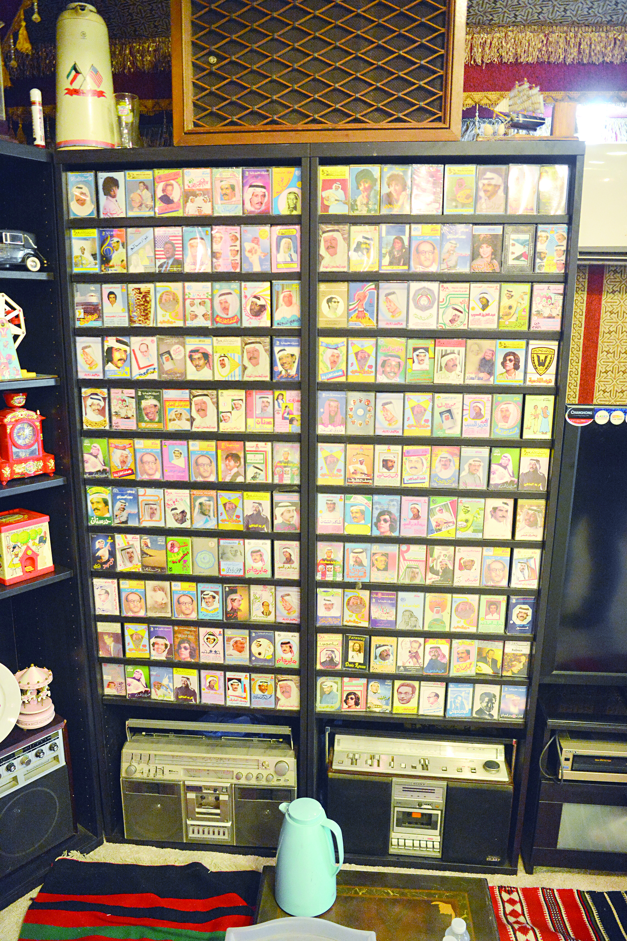 جانب من مكتبة موسيقية