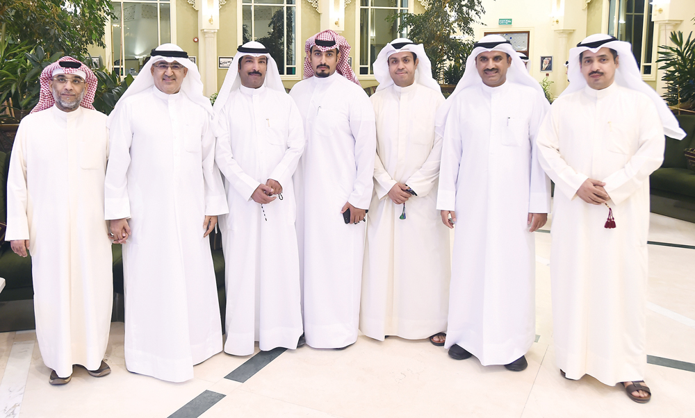 أحمد الحمد وملوح العجمي وخالد العنزي وخالد العتيبي 