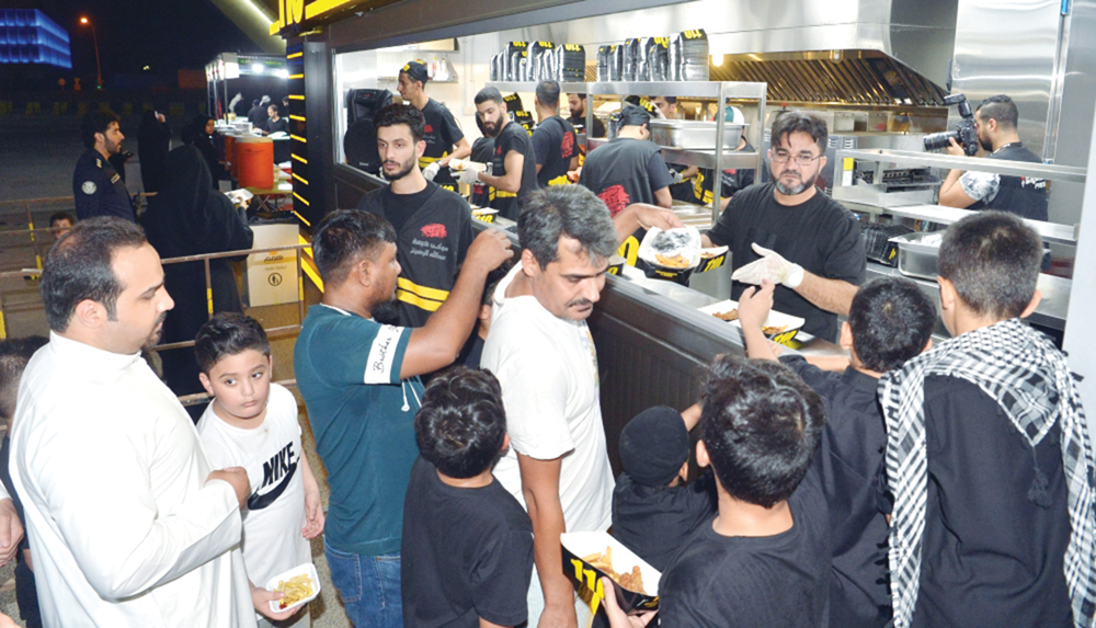 توزيع «بركة الحسين»