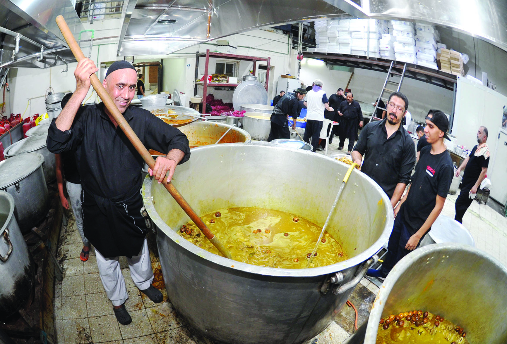 تحضير بركة المجلس الحسيني 