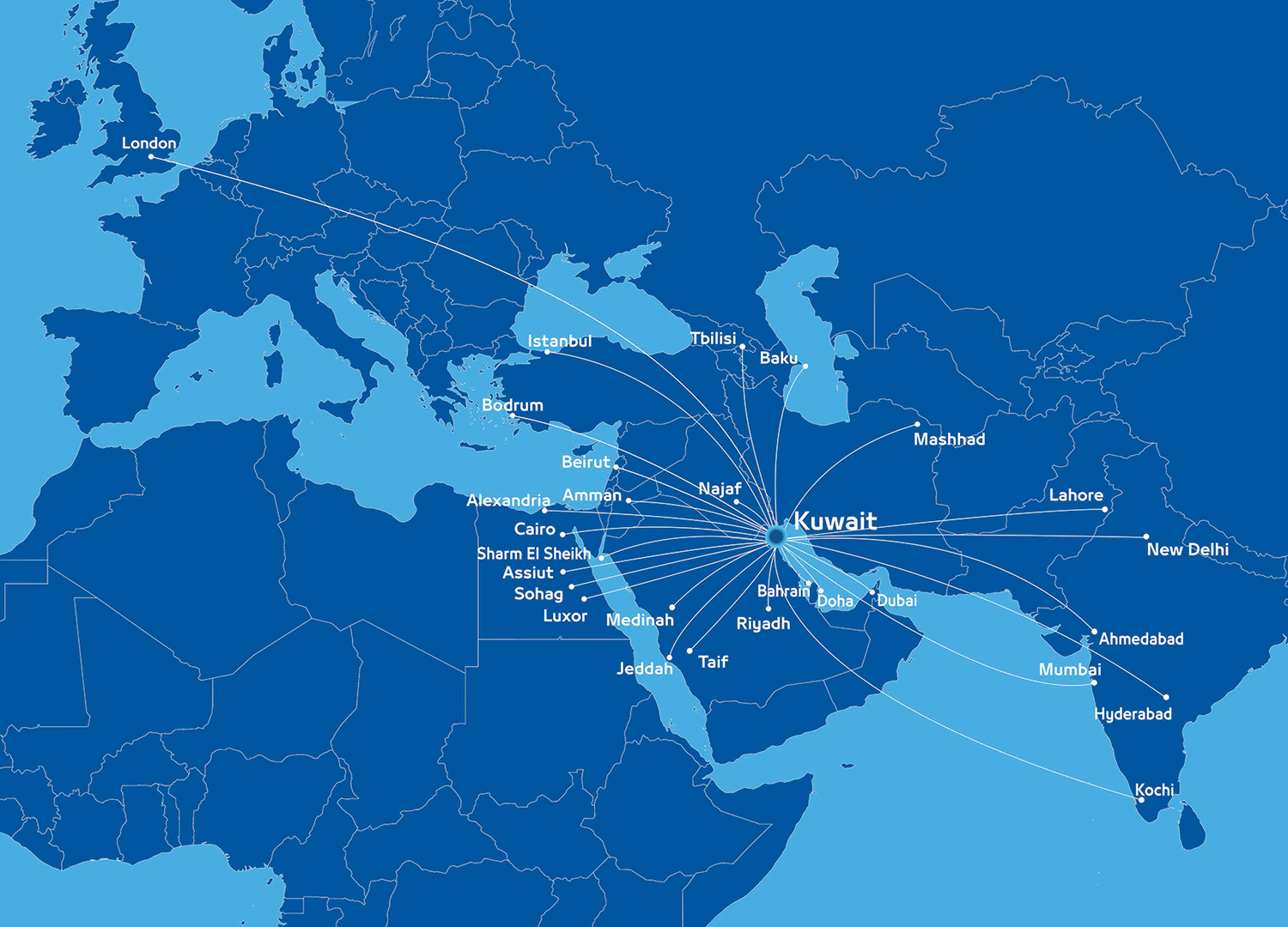 «الجزيرة» تصل الكويت بالعالم