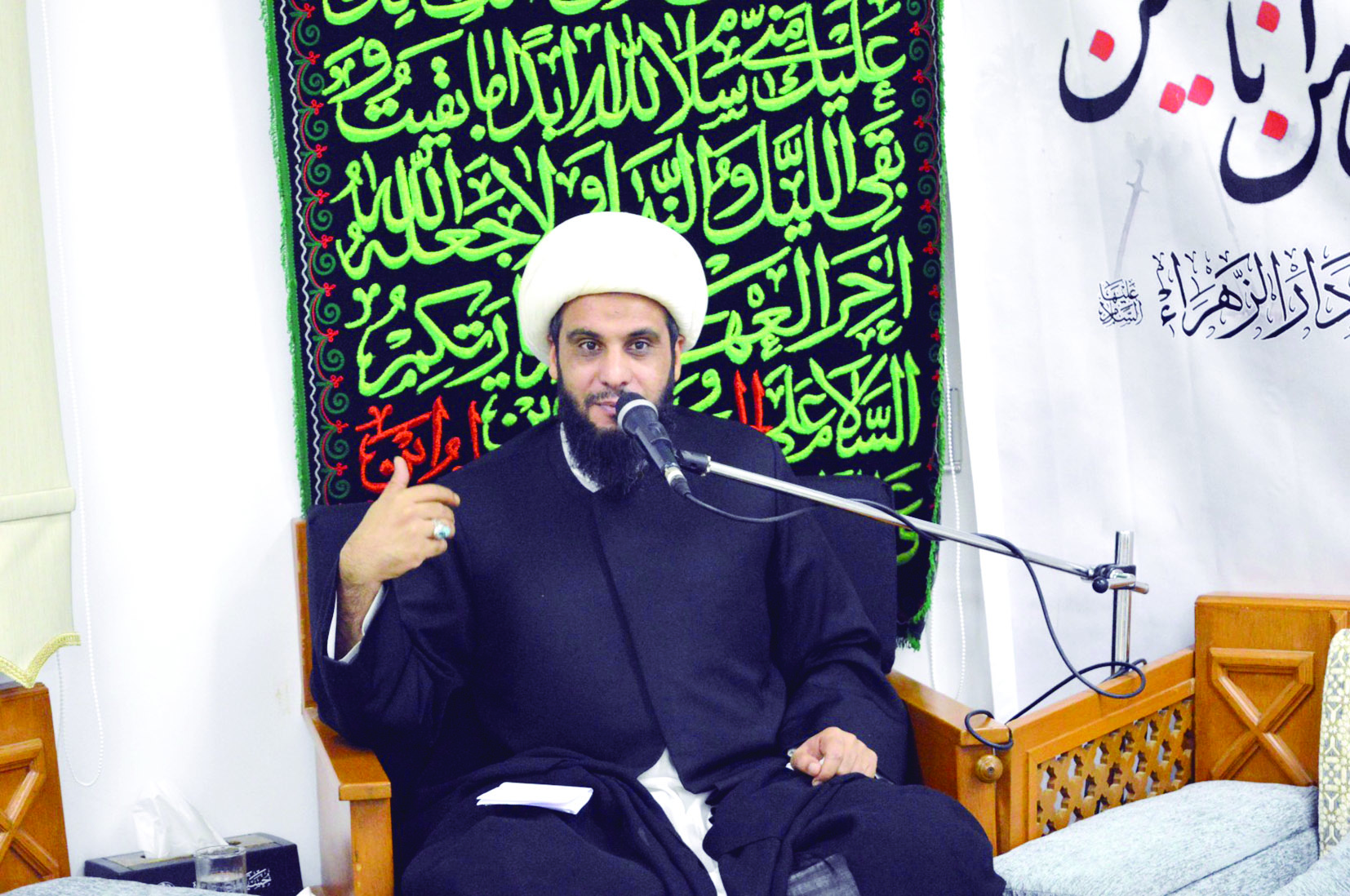 u0627u0644u062eu0637u064au0628 u0633u0639u062f u0641u0648u0632u0627u0646 u0645u062au062du062fu062bu0627u064b u0641u064a u062du0633u064au0646u064au0629 u062fu0627u0631 u0627u0644u0632u0647u0631u0627u0621