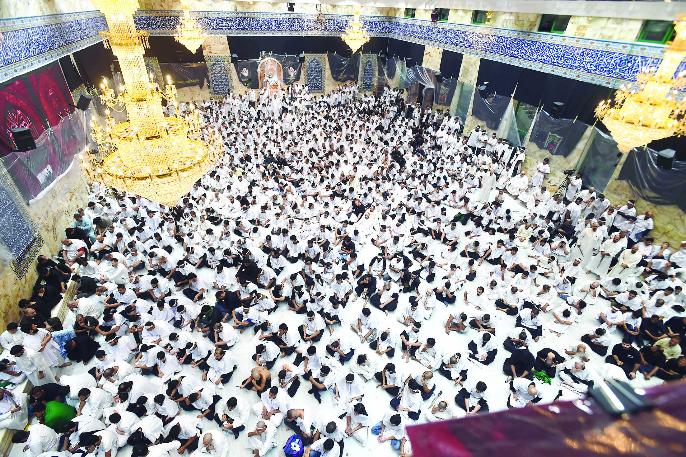 u062du0636u0648u0631 u062du0627u0634u062f u0641u064a u0627u0644u062du0633u064au0646u064au0629 u0627u0644u0643u0631u0628u0644u0627u0626u064au0629