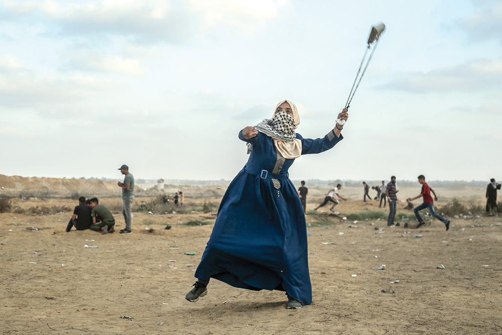 u0641u0644u0633u0637u064au0646u064au0629 u062au0633u062au062eu062fu0645 u0645u0642u0644u0627u0639u0627u064b u0641u064a u0645u0648u0627u062cu0647u0629 u0627u0644u0642u0648u0627u062a u0627u0644u0625u0633u0631u0627u0626u064au0644u064au0629 u0639u0644u0649 u062du062fu0648u062f u063au0632u0629t (u0623 u0641 u0628) 