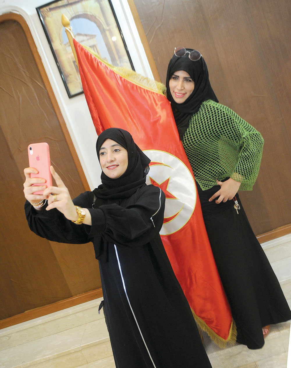 سيلفي بعد الاقتراع