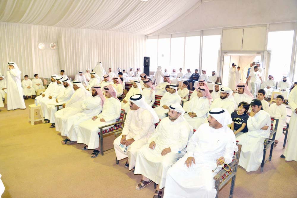 جانب من الاعتصام 