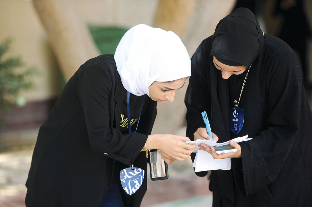 ترتيبات ما قبل الاقتراع في كلية الحقوق 	(تصوير بسام زيدان)