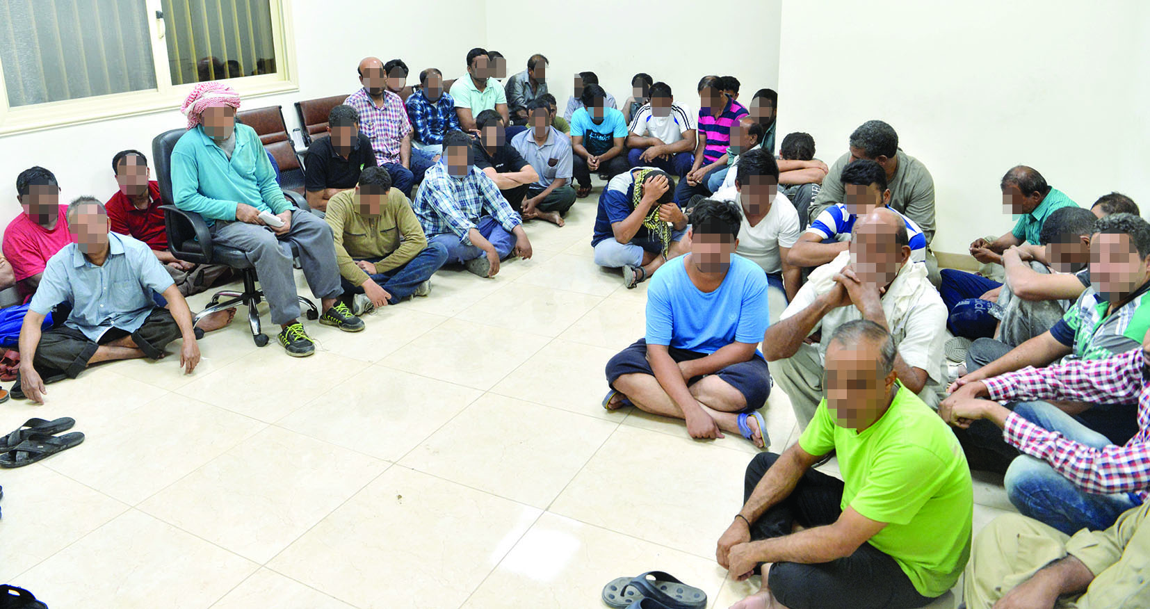 عدد من المخالفين المضبوطين 