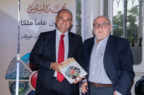  الزميل خير الله مع ممثل رئيس الحكومة مستشاره هاني حمود