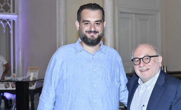  الزميل خيرالله و الدكتور في الجامعة الأميركية الزميل مكرم رباح 