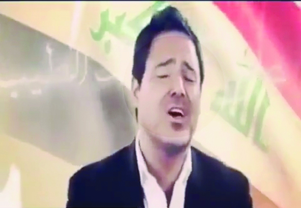 مشهد من الفيديو الذي نشره عاصي حلاني على صفحته 