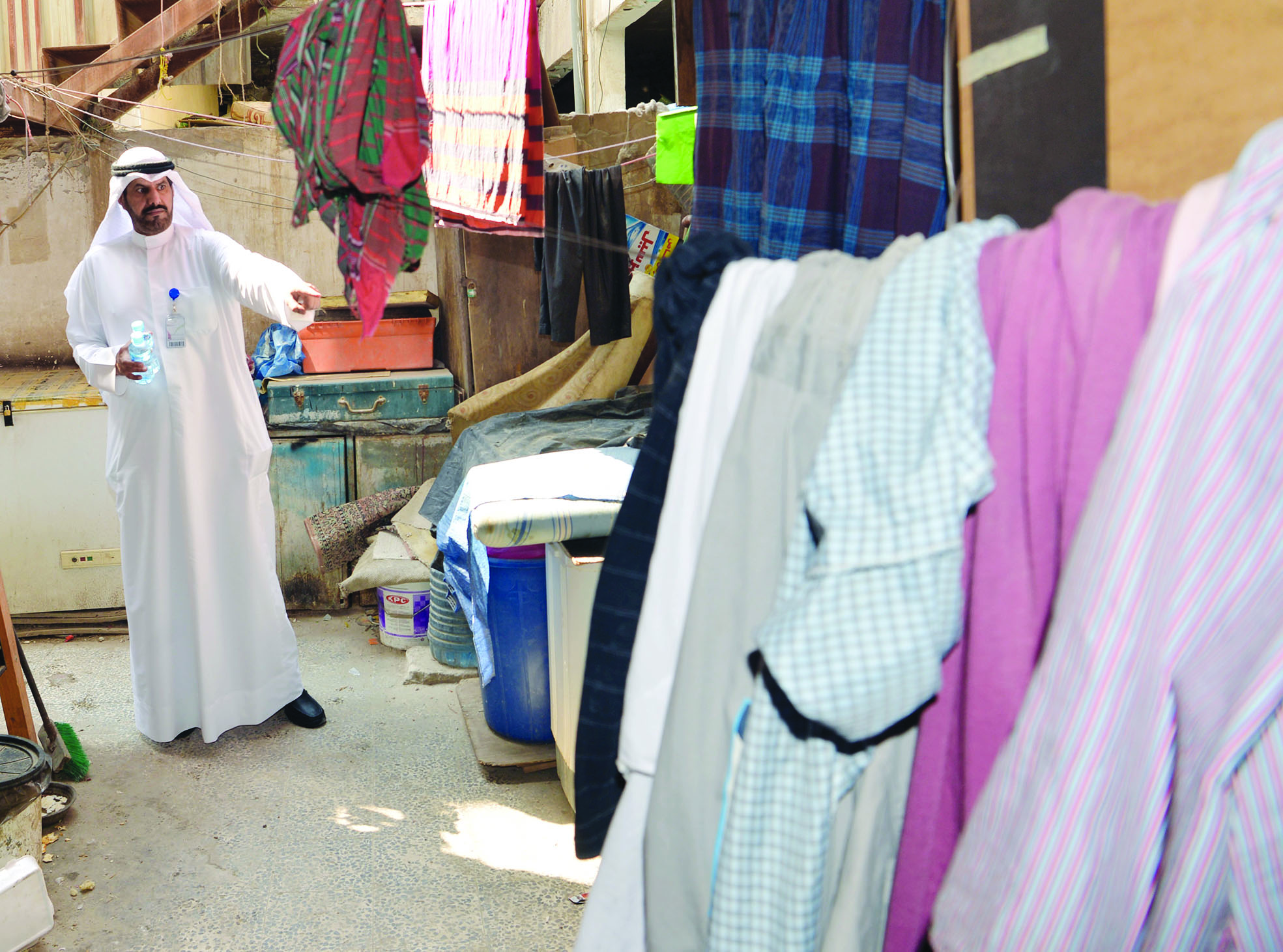 طامي يُعاين سكناً غير مهيأ