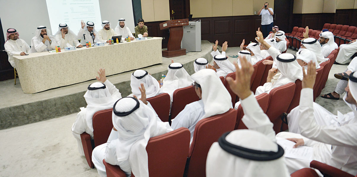 جانب من الجمعية العمومية 	 (تصوير نايف العقلة)