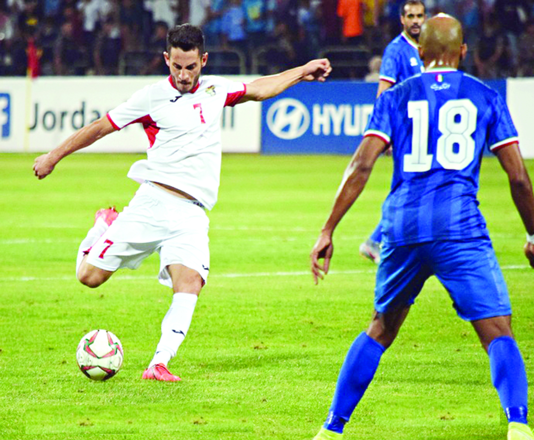 u0645u0646u062au062eu0628 u0627u0644u0643u0648u064au062a u0648u0642u0641 u0627u0644u0646u062f u0644u0644u0646u062f u0641u064a u0645u0648u0627u062cu0647u0629 u0627u0644u0645u0646u062au062eu0628 u0627u0644u0623u0631u062fu0646u064a u0639u0644u0649 u0623u0631u0636u0647 u0648u0628u064au0646 u062cu0645u0627u0647u064au0631u0647 