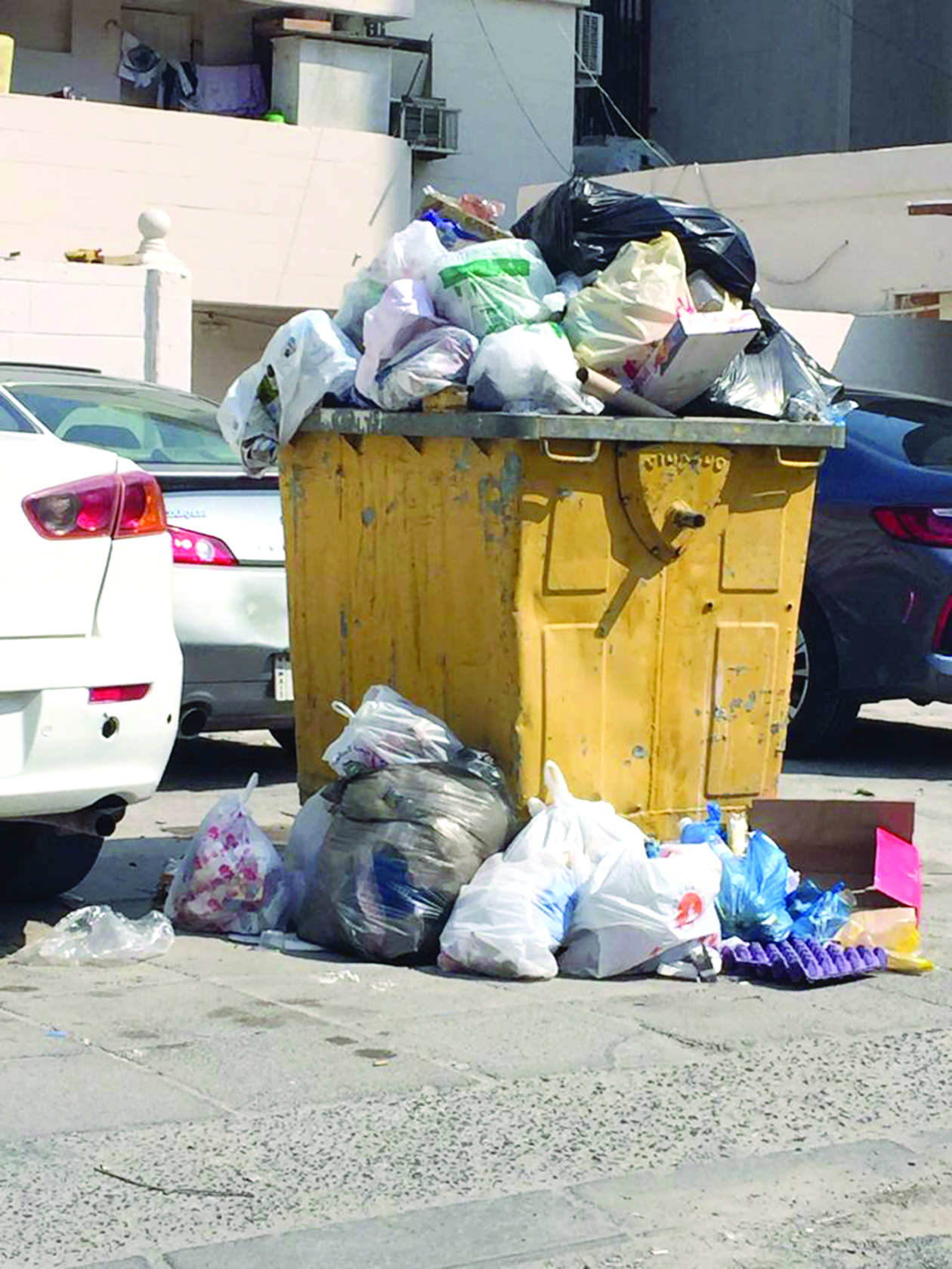 الحاويات لم تعد تستوعب كميات أكبر 