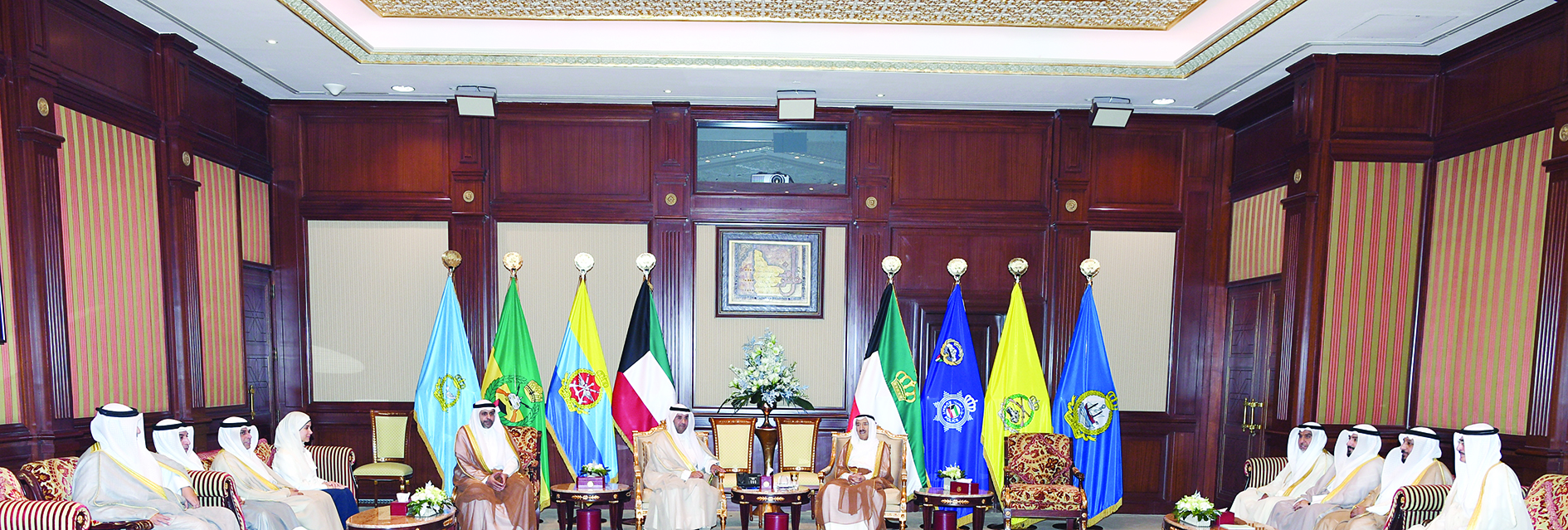 صاحب السمو مستقبلاً عدداً من الوزراء