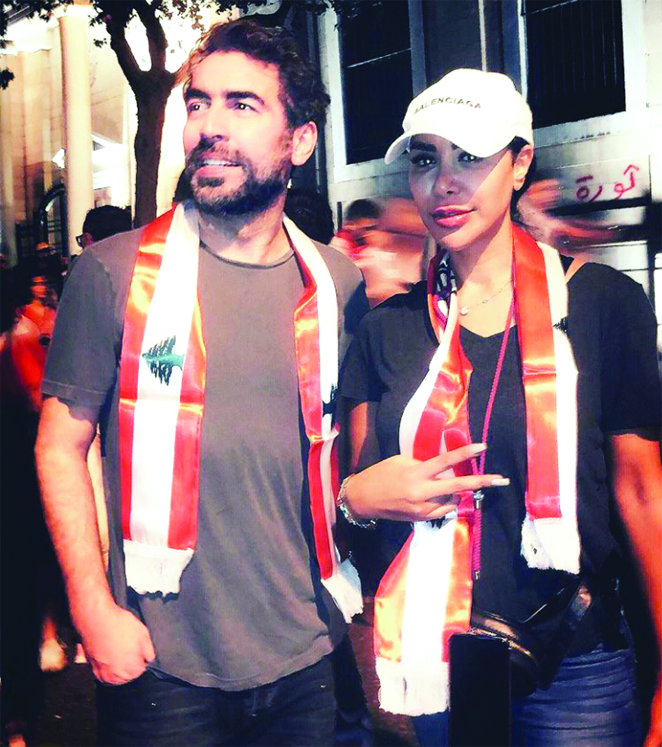 سعيد الماروق وزوجته