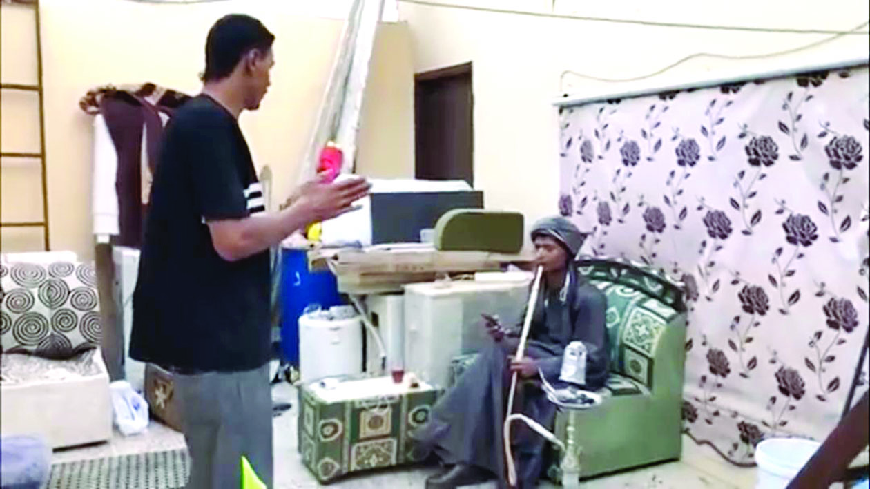 ...وفي مسكنه