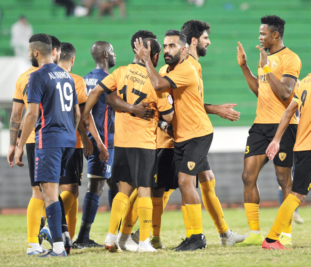 u0644u0627u0639u0628u0648 u0627u0644u0642u0627u062fu0633u064au0629 u064au062du062au0641u0644u0648u0646 u0628u0639u062f u0627u0644u0641u0648u0632 u0639u0644u0649 u0627u0644u064au0631u0645u0648u0643 u0623u0645u0633t (u0627u0644u0623u0632u0631u0642 u062fu0648u062a u0643u0648u0645)