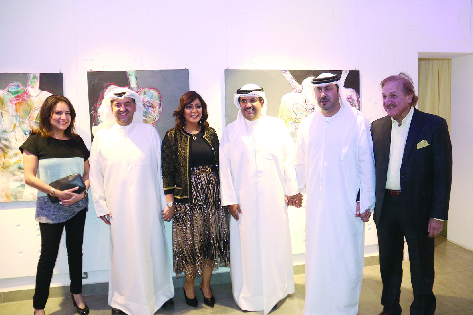 فنانون حضروا المعرض