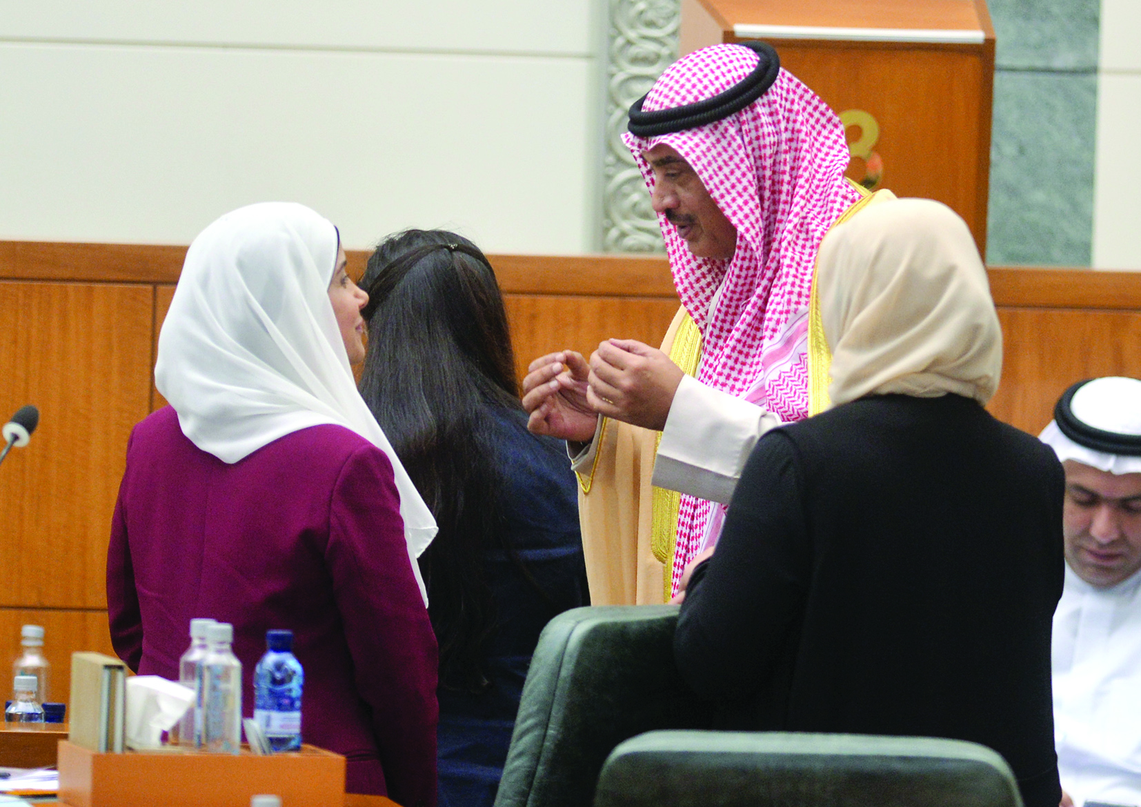  صباح الخالد وحديث مع وزيرة الأشغال