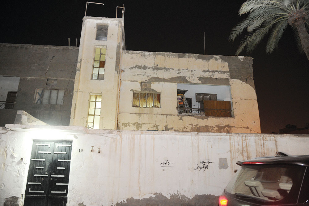 منزل يقطنه العزاب في السالمية	 (تصوير بسام زيدان)