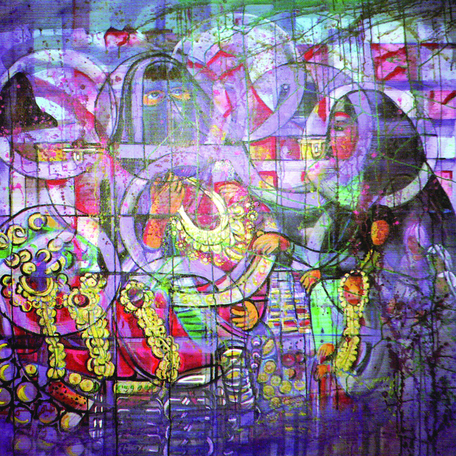 من أعمال المعرض