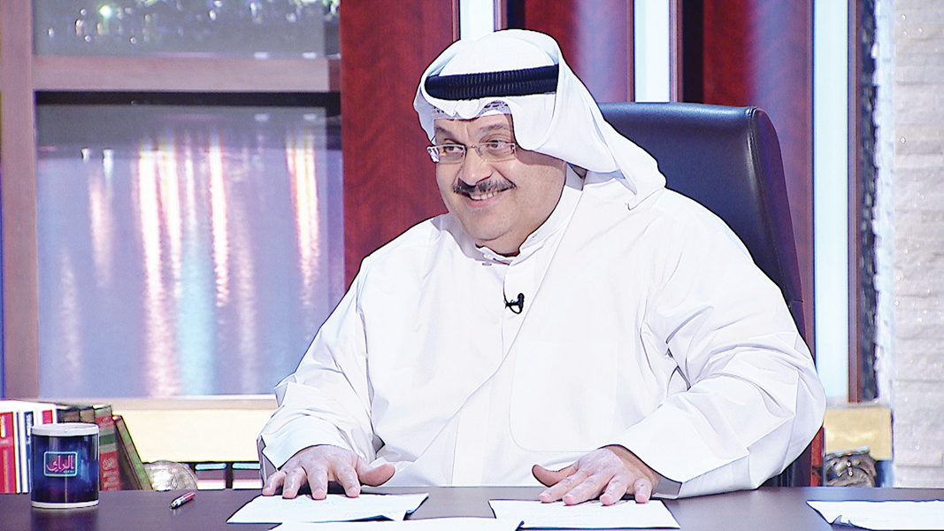 الزميل وليد الجاسم خلال اللقاء