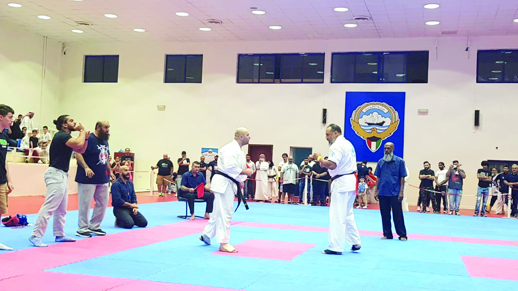 الزايد خلال مشاركته في البطولة الأخيرة 