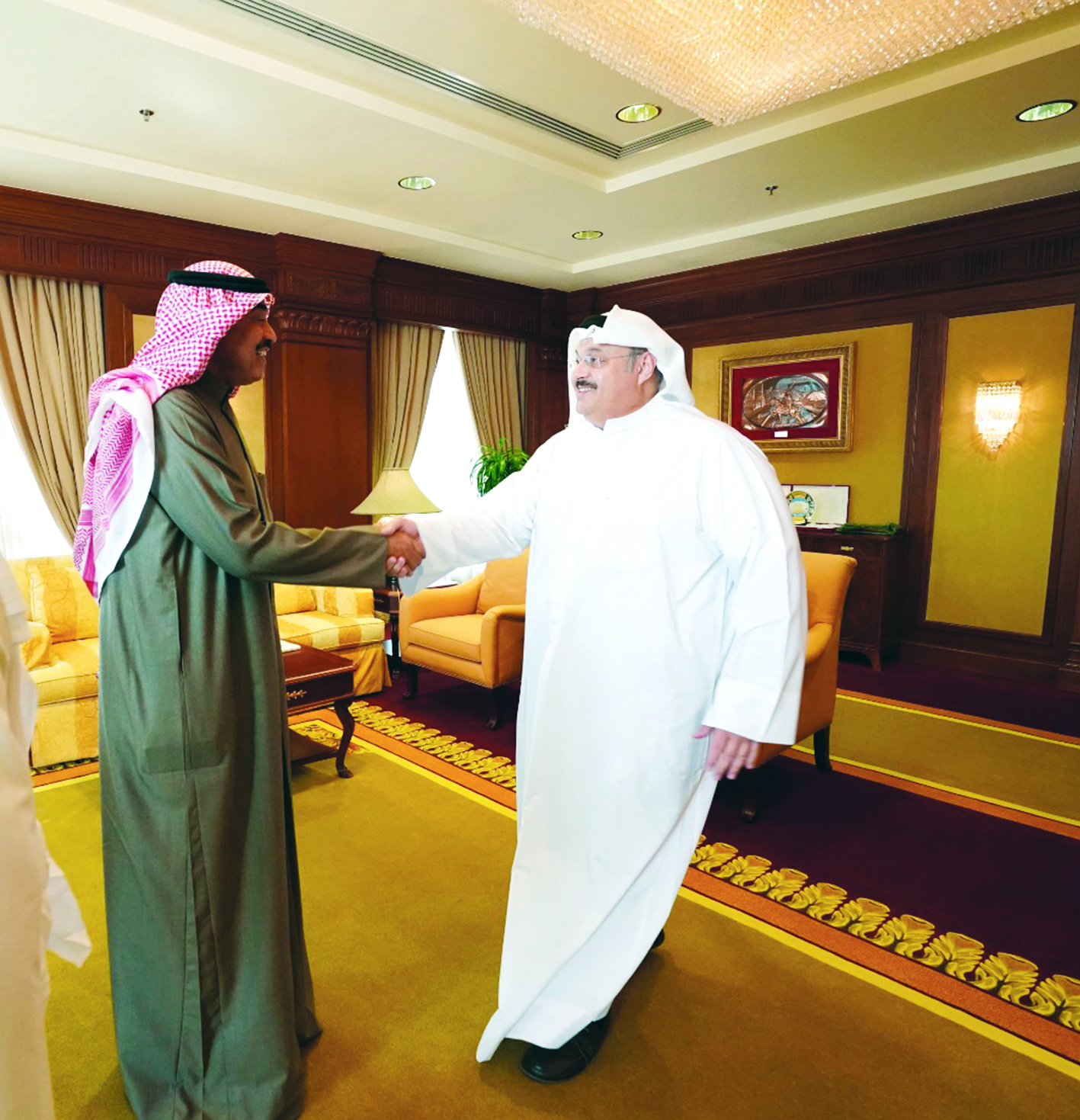 u0631u0626u064au0633 u0627u0644u0648u0632u0631u0627u0621 u0645u0631u062du0628u0627u064b u0628u0627u0644u0632u0645u064au0644 u0648u0644u064au062f u0627u0644u062cu0627u0633u0645