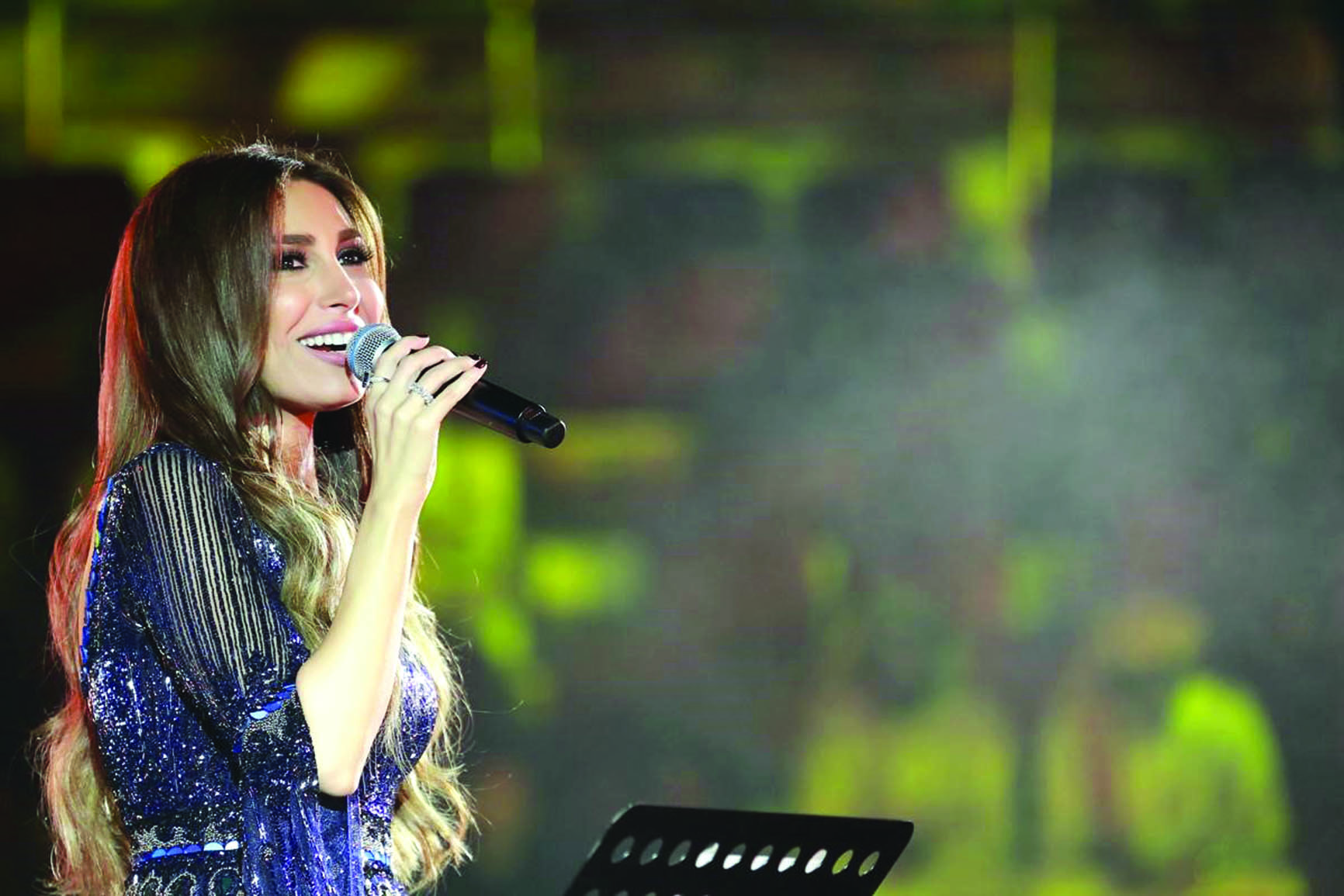 يارا خلال الحفل في «كتارا»