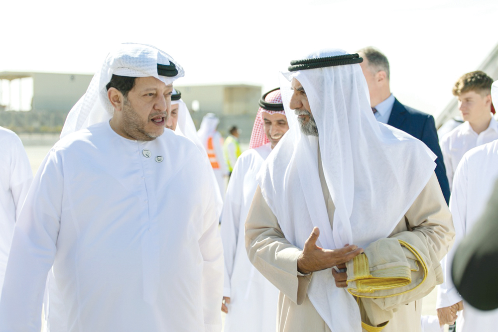 آل نهيان مستقبلاً بودي في مطار العين