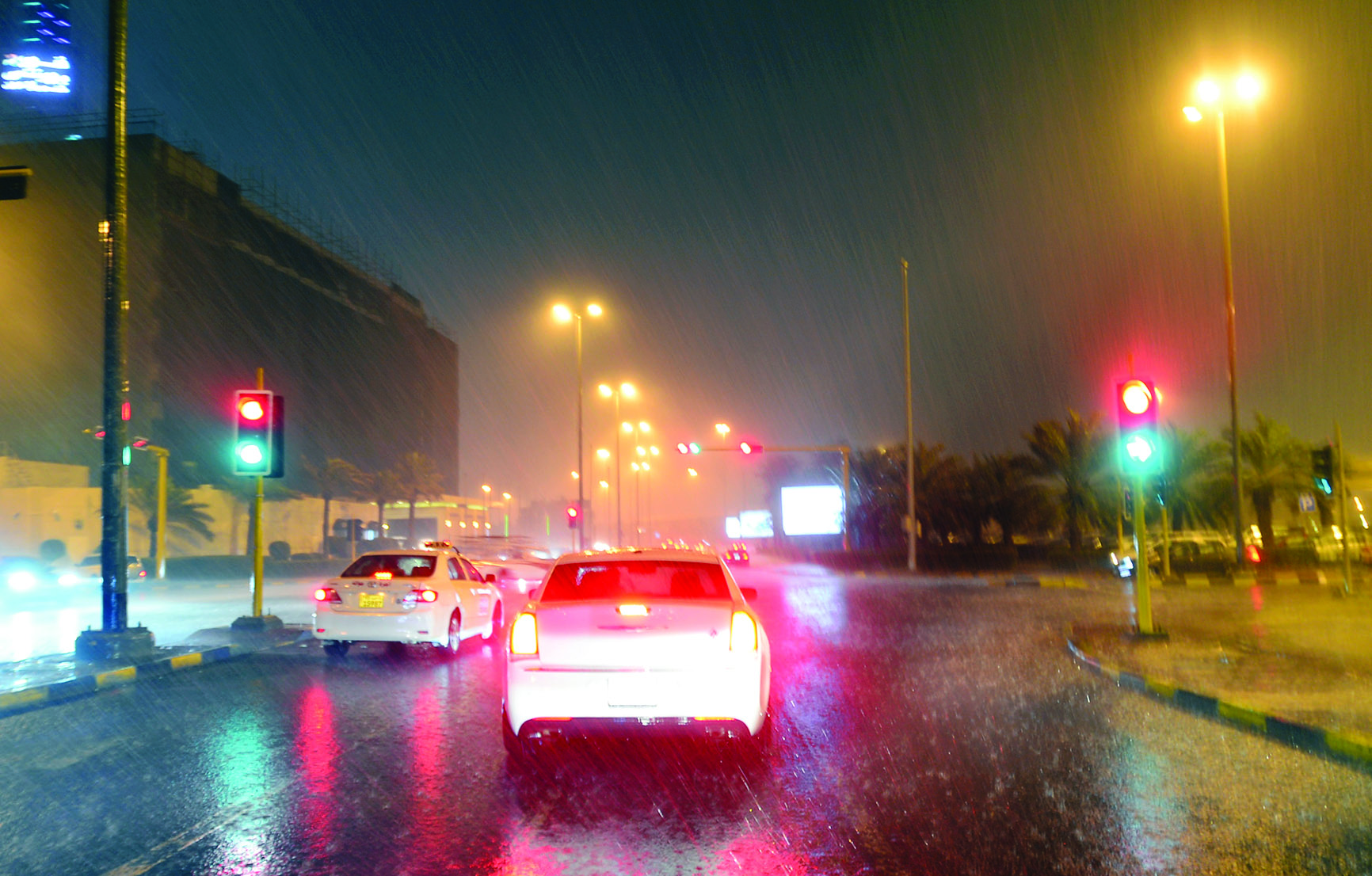 إشارات المرور «ضربت»