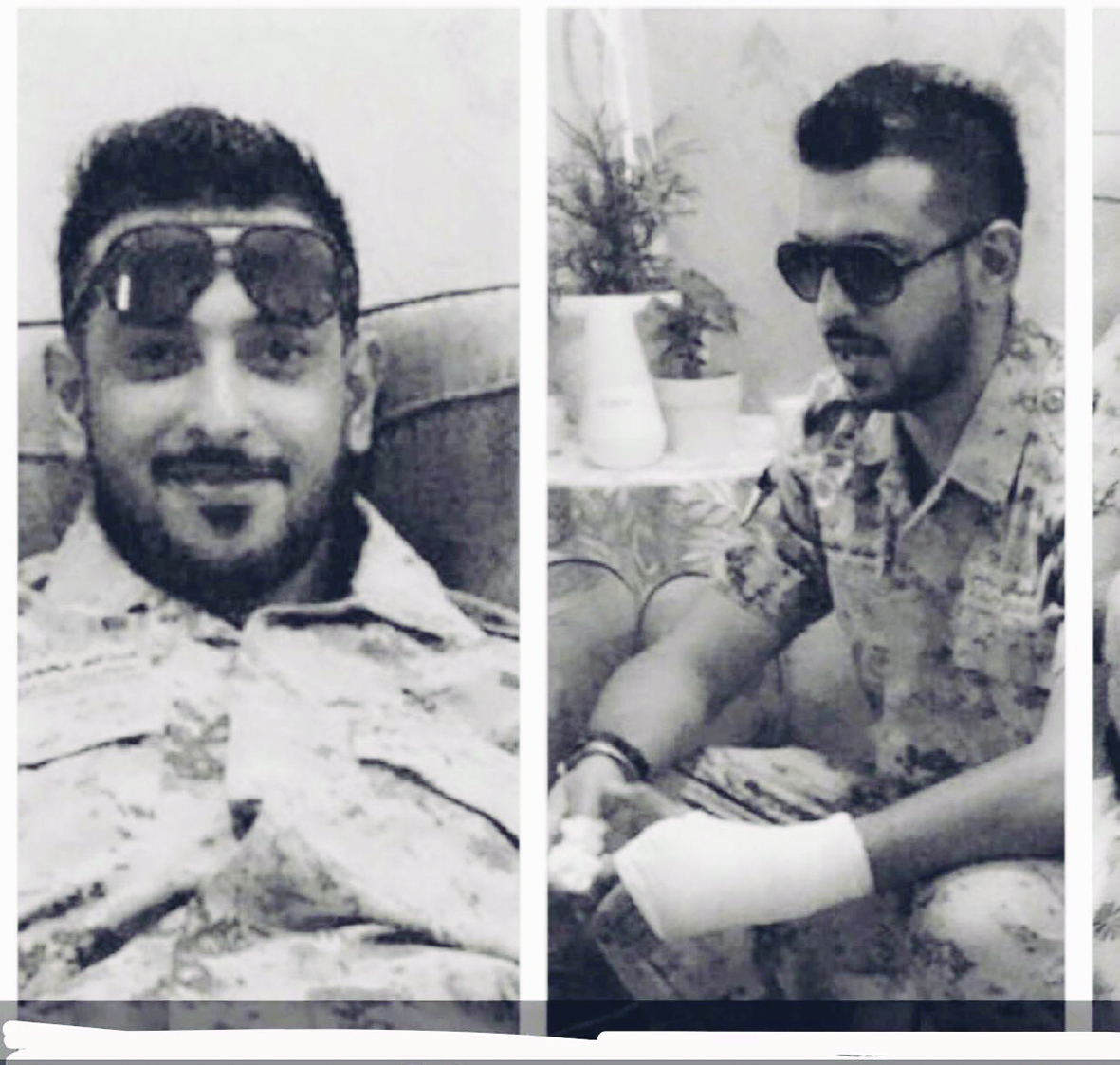 الظفيري بلباسه العسكري