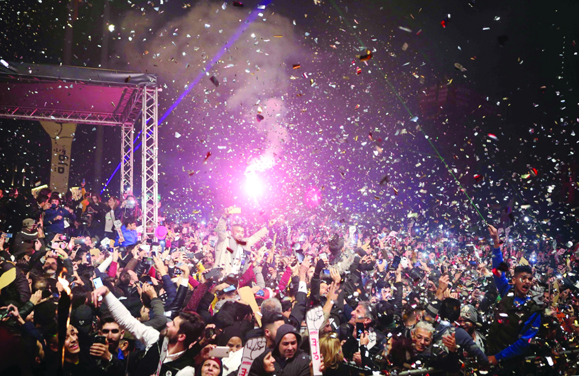 u0627u0644u0645u062du062au062cu0648u0646 u0639u0644u0649 u0627u0644u0641u0633u0627u062f u064au062du062au0641u0644u0648u0646 u0628u0631u0623u0633 u0627u0644u0633u0646u0629 u0641u064a u0648u0633u0637 u0628u064au0631u0648u062at (u0623 u0641 u0628)