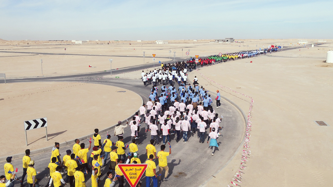 جانب من الماراثون