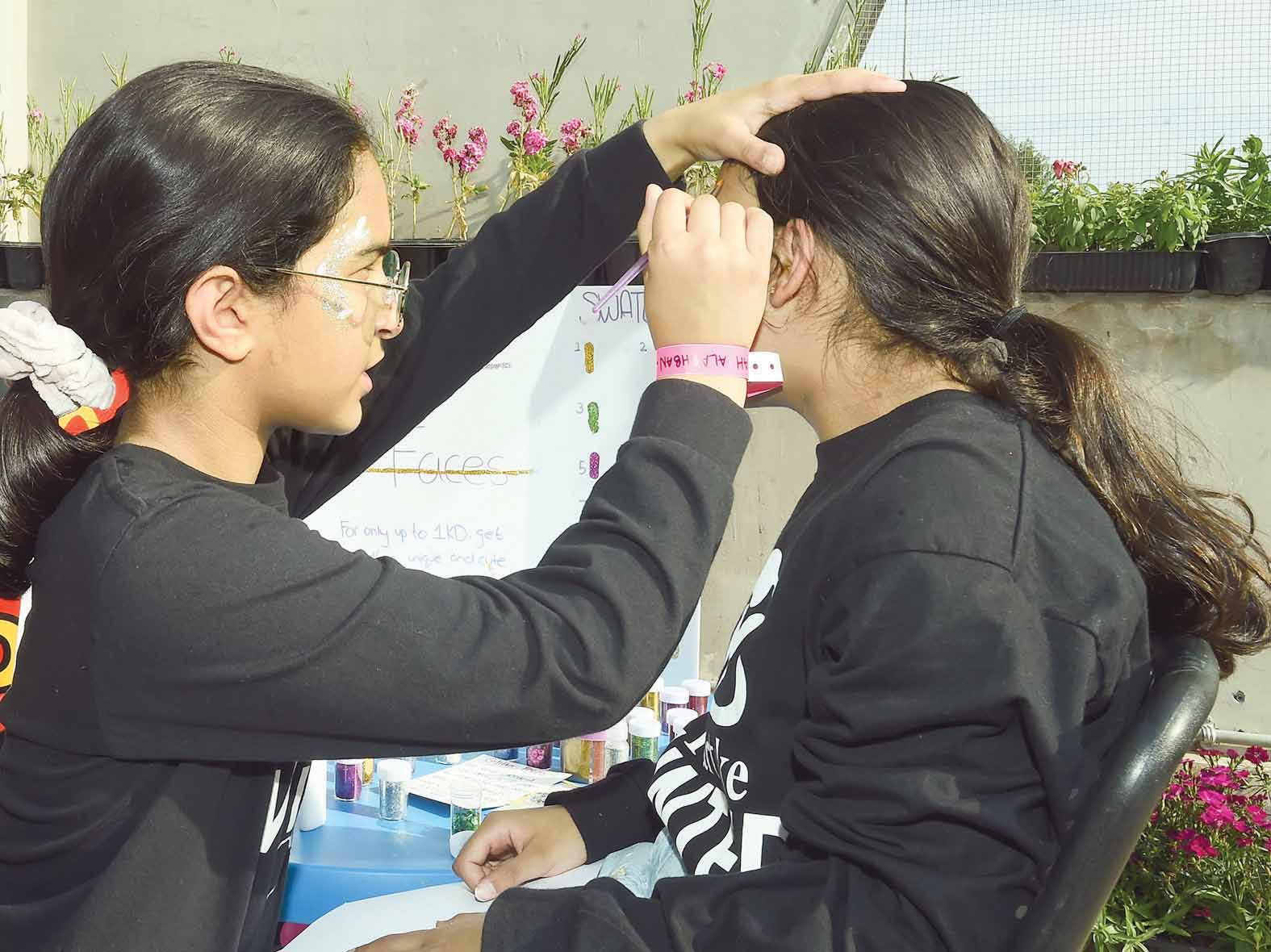 رسم على الوجوه